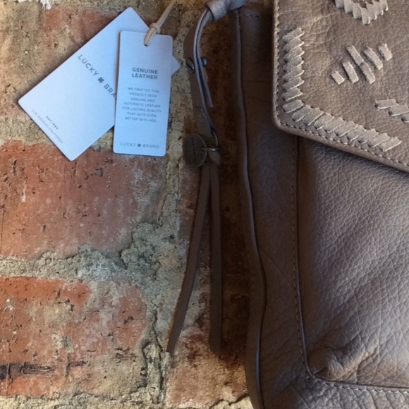 Lucky Brand Leather Crossbody Bag - Picture 2 of 9